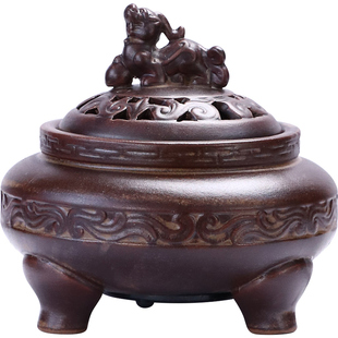 陶瓷电熏香炉家用室内电子香薰炉香丸插电檀香炉香粉炉加热精油炉