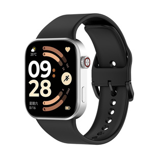 适用于红米watch6手表6/5表带redmiwatch6升级同款液态硅胶腕带小米手表watch4/5智能运动替换带防水防摔男女