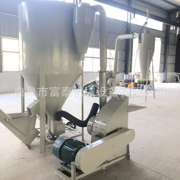 家用养殖饲料锤片粉碎机 干杂草秸秆揉丝机 鸡鸭鹅牛羊饲料切草机