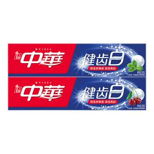 中华牙膏健齿美白清新薄荷炫动200g果香官方旗舰正品牌家庭实惠装