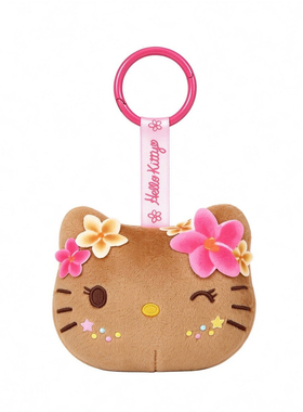 度假风黑皮HelloKitty猫包包挂饰