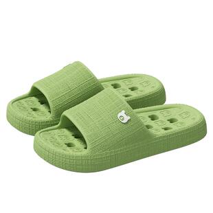 漏水孔浴室凉拖鞋女士2026夏季新款情侣居家洗澡厚底防滑速干拖鞋