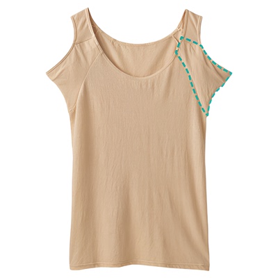 日本代购cecile夏季腋下吸汗背心