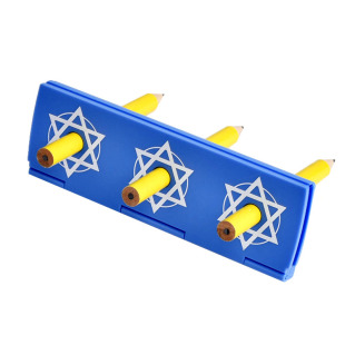 儿童近景魔术道具铅笔穿币 魔术硬币 舞台表演铅笔穿洞钱币