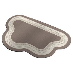 云朵款软硅藻泥吸水垫速干浴室地垫防滑脚垫卫生间门口淋浴房地毯