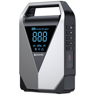 埠威12V汽车应急启动充气一体机