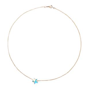 给你摘星星呀幻彩小海星锁骨链女甜美礼物项链不掉色女为你摘星