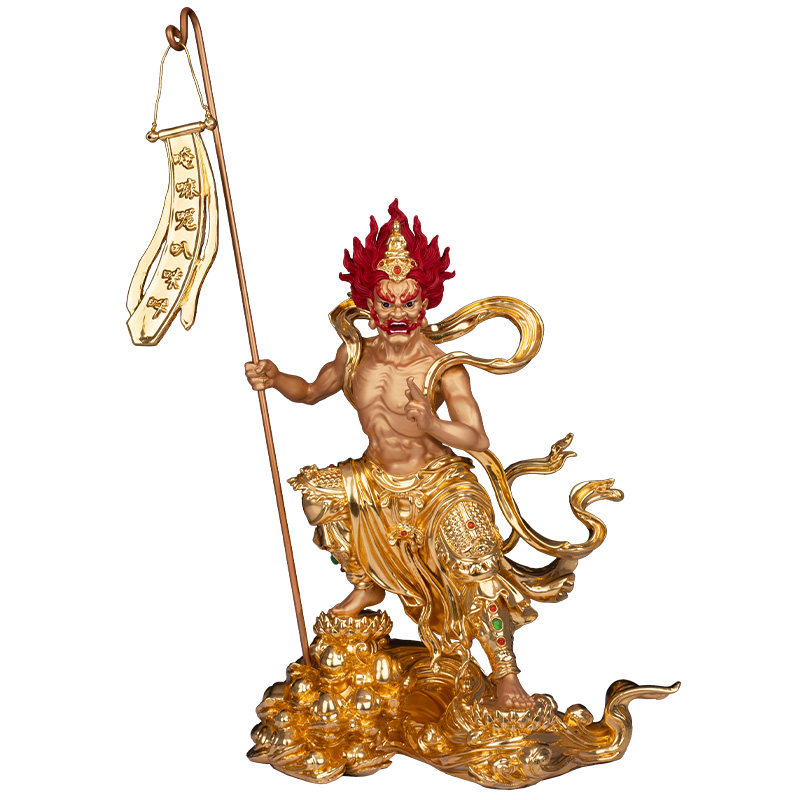 纯铜面然大士佛像鬼王菩萨普渡公