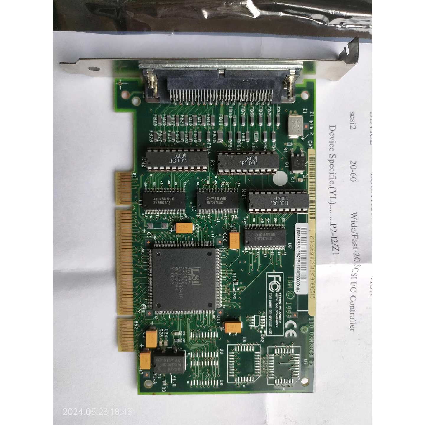 议价-IBM  DIFFERENTIAL  SCSI  4-U，卡