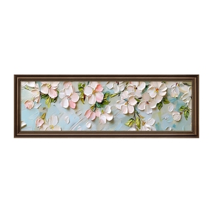 美式卧室花卉复古油画主卧室床头装饰画高级感背景墙轻奢风欧式