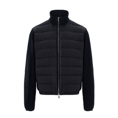 SEEALSO美丽奴羊毛袖排骨羽绒服