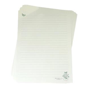 简约文艺信纸复古欧式浪漫情书写信加厚高级感横线空白A4信笺10张