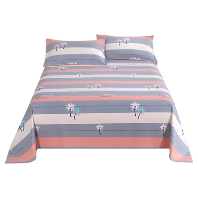 老粗布床单四季通用加厚纯棉