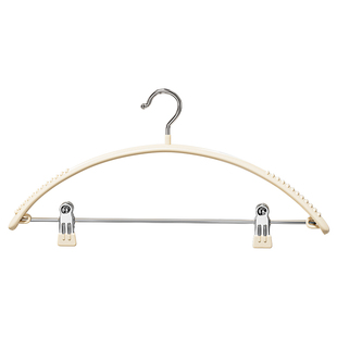 家用无痕防滑衣架带夹子套装裤裙上衣同挂不鼓包不变形衣裤浸塑