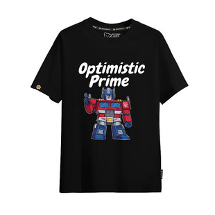 马斯克新采访同款变形金刚擎天柱机器人占领火星短袖t恤男女半袖