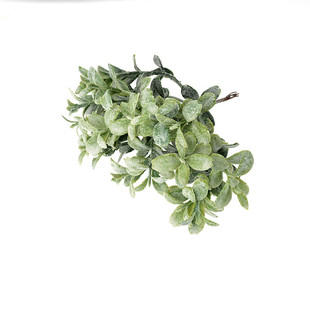 森系仿真金钱草绿植 DIY手工花环鞋帽服饰饰品材料 家居客厅装饰
