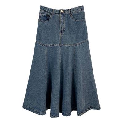 牛仔裙也可以很温柔呀~