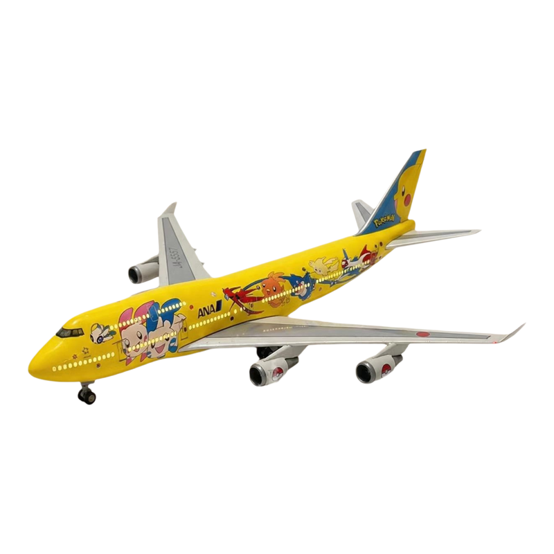 波音747日本全日空皮卡丘37cm飞机模型20cm30cm玩具包邮带轮灯