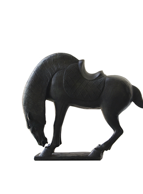 形上中古风马雕塑摆件