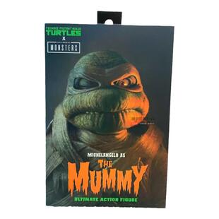 NECA 忍者神龟 环球怪物 木乃伊龟 米开朗基罗 7寸可动 手办模型