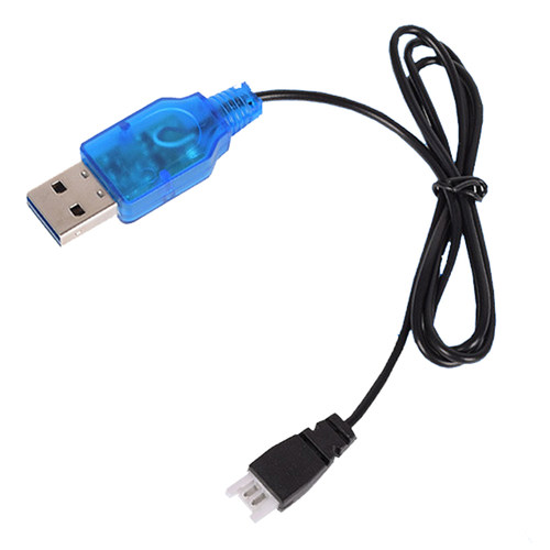 3.7v 锂电池充电器USB充电线四轴遥控飞机手拍鼓机器人玩具车配件