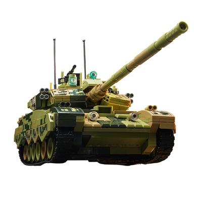 启蒙积木奇妙玩具99A坦克军事