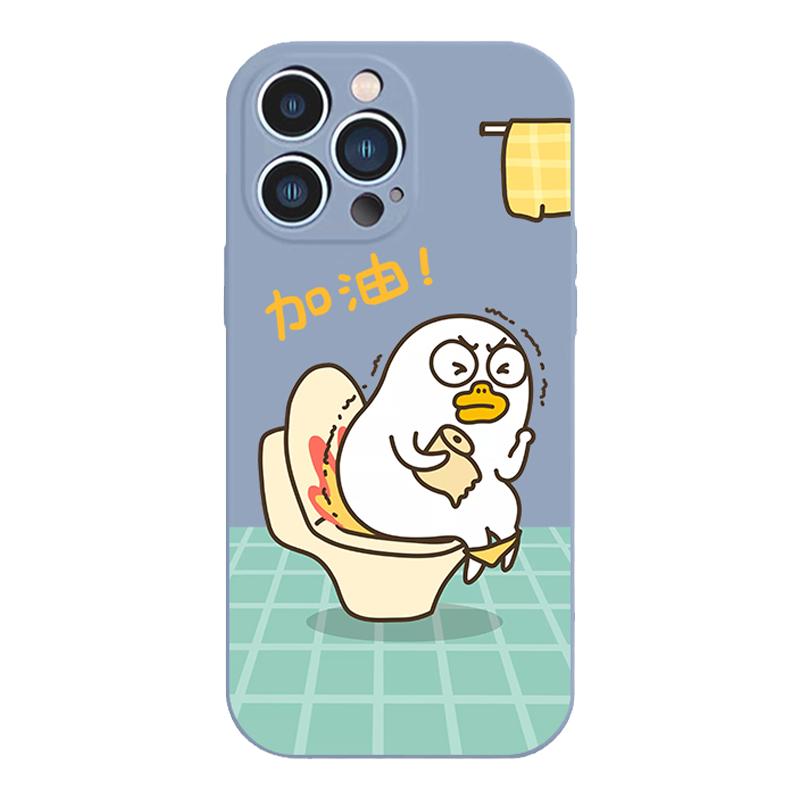 小刘鸭iPhone17手机壳pro液态硅胶max适用苹果16套15防摔13软K70红米K80网红mate70华为Pura