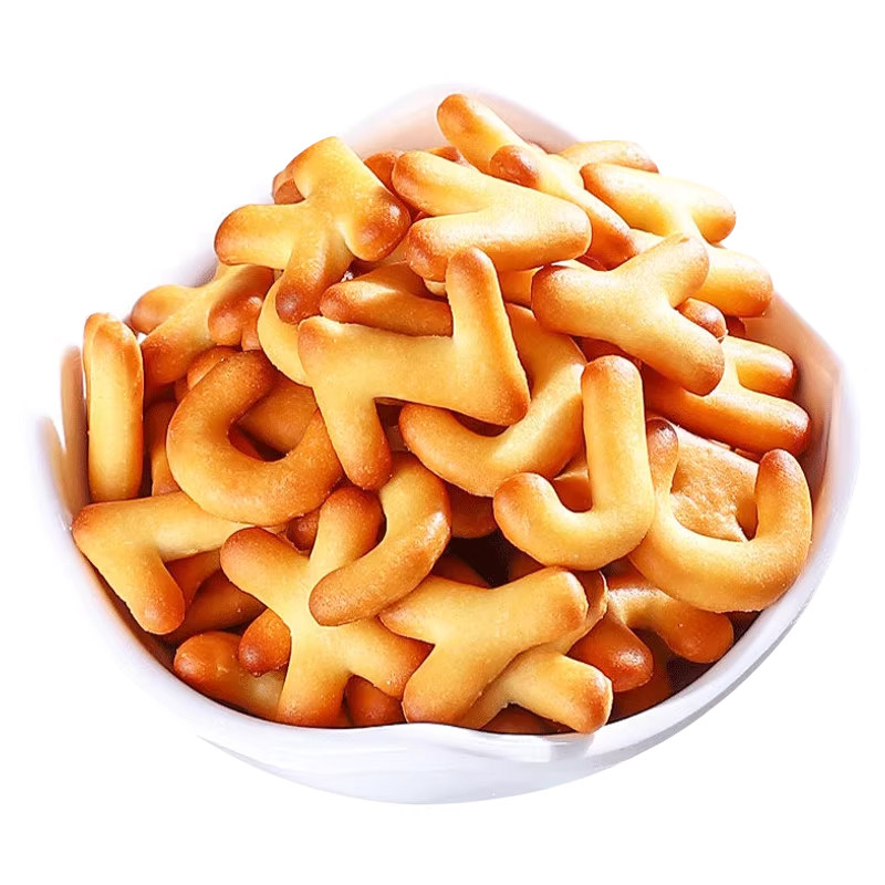 天猫甄选儿童字母数字启蒙益智饼酥性饼干