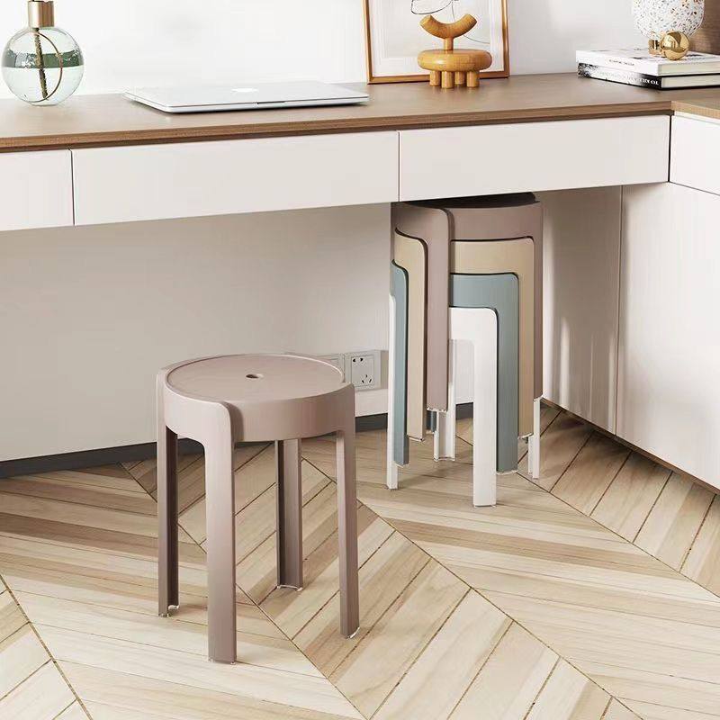 塑料凳子简约家用风车凳圆凳餐桌成人凳凳可批发旋风客厅时尚叠放