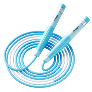 李宁跳绳儿童小学生专用竞速跳绳中考考试提速运动不打结沙专业式