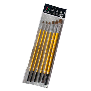 华涛家具维修美容修补 6支装 混款 毛头 狼毫毛 画笔 木纹笔