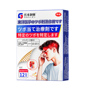 日本重度头疼偏头痛神器膏缓解神器顽固性三叉神经痛专用止痛贴特