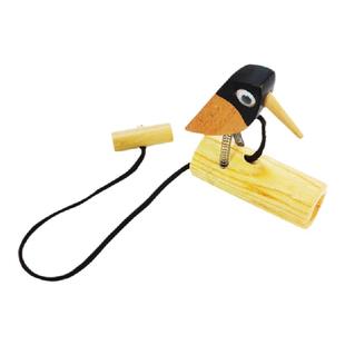 啄木鸟门铃敲门器响筒乐器拉绳鸟鸣器奥尔夫打击乐器幼儿园音乐课