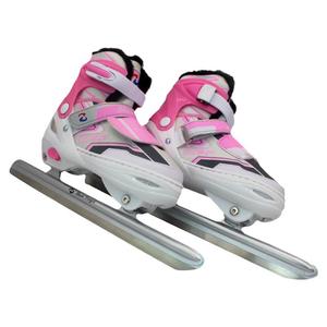 黑龙速滑冰刀鞋儿童可调鞋码成人学生男加厚保暖女初学者钢支架