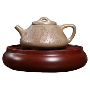 宜兴原矿紫砂壶国工许小亚全手工子冶石瓢原矿青段泡茶功夫茶具