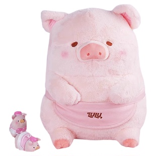 九木杂物社LuLu猪甜品师毛绒公仔卡通可爱玩偶摆件生日礼物抱枕