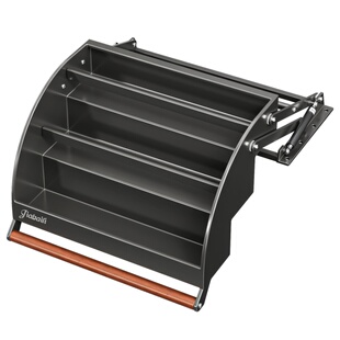 厨房吊柜升降拉篮橱柜下拉式调料品置物架高柜顶柜上下伸缩收纳架