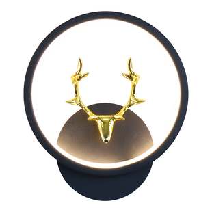 现代简约led走廊过道玄关灯新款北欧楼梯阳台卧室床头背景墙壁灯