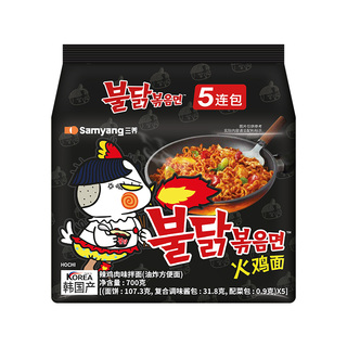 【速食任选】韩国三养火鸡面超辣双倍奶油芝士味泡面炸酱方便面