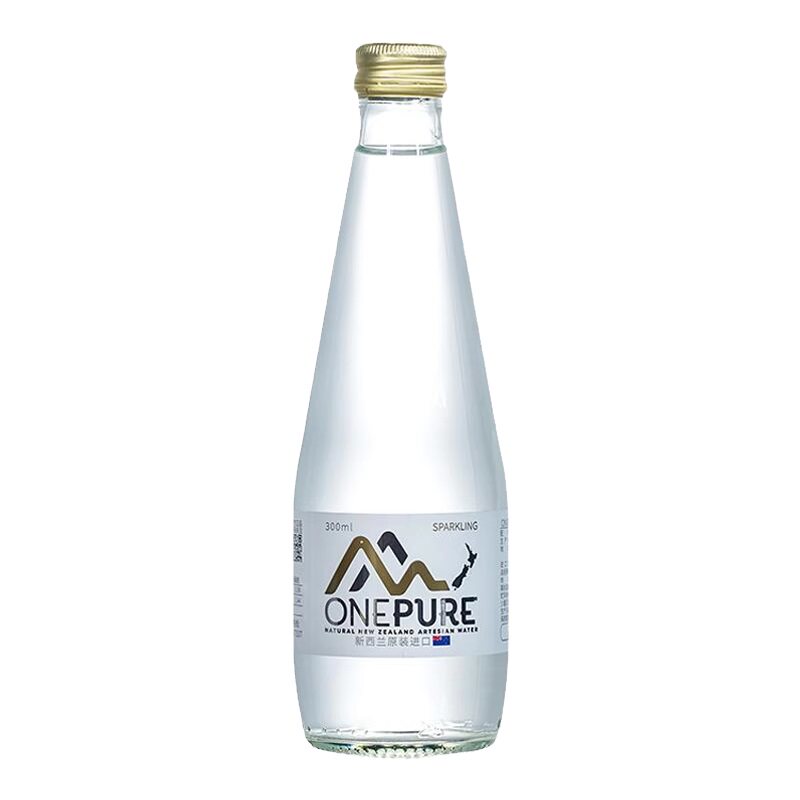 亿纯进口气泡水玻璃瓶高端300ml