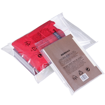 警示语自粘袋华丽包装PE不干胶