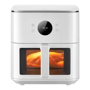 小米官旗米家智能空气炸锅6.5双热源免翻面大容量烤箱可视智能