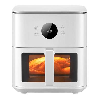 米家空气炸锅双热源可视免翻面大