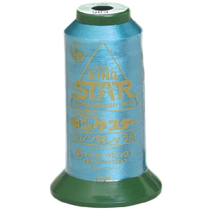 日本进口富士克大王线 涤纶长纤维绣花线 机用绣花线丝光线金银线