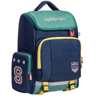 三美婴一二年级护脊超轻儿童女童三到六年级女孩小学生书包男孩