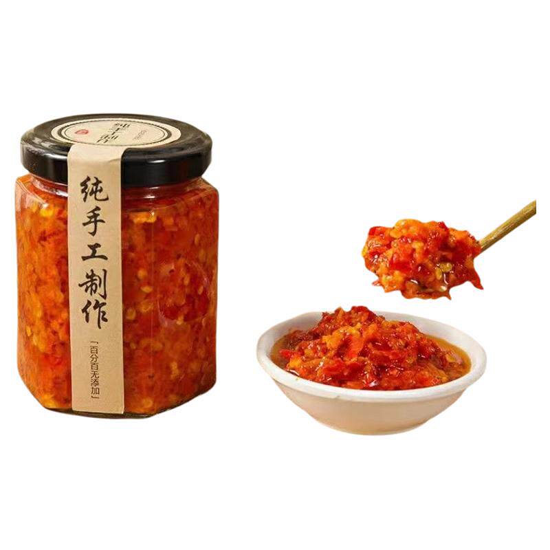 手工广东蒜蓉辣椒酱 精选小米椒辣椒酱