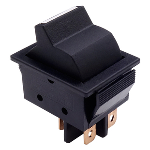 KCD2船型开关4脚大电流功率小拨动翘板电源12v24v250v 30A双刀6脚