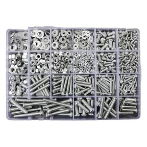 十字圆头混装螺丝螺母套装大全螺丝钉螺帽垫片五金配件M3M4M5M6M8