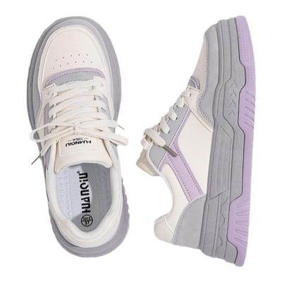 环球厚底板鞋女款2025新款爆款夏款鞋子女ins潮百搭休闲小众板鞋