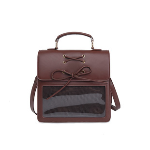 呜咚小铺原创日常绑带透明斜挎二次元徽章吧唧痛包包女【千千结】